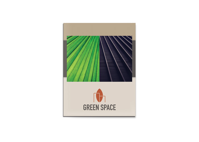 Green Space closed folder cover