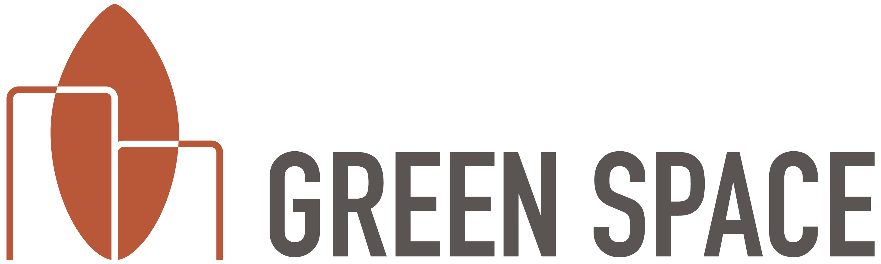 Logo mark and the words Green Space
